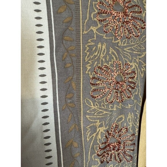 D-icon Men's Short Sleeve Shirt Size Medium Silk Viscose Embroidered Buttons - Picture 6 of 11